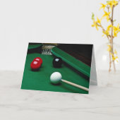 Snookerausrüstung Karte (Gelbe Blume)