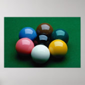 Snookerausrüstung Poster (Vorne)
