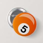 Snookerball Button (Vorne & Hinten)