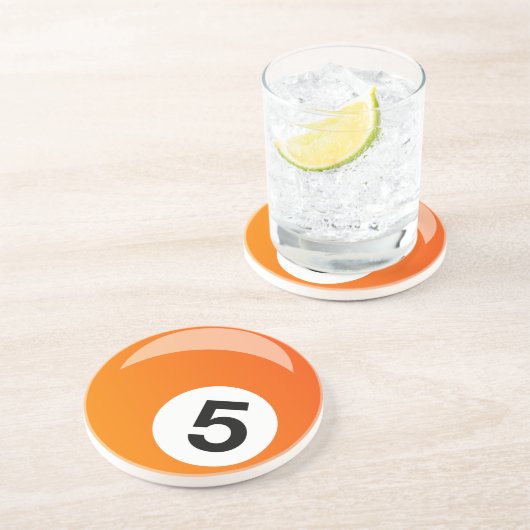 Snookerball Untersetzer (Seite)