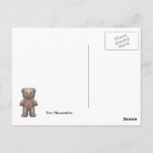 Snookerbär Postkarte (Rückseite)