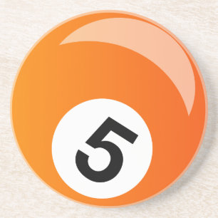 Snookerpoolball Untersetzer