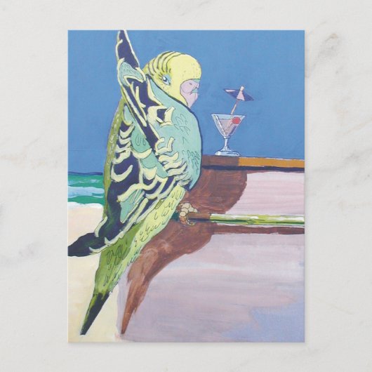 Snooky: "An der Bar" Postkarte (Vorderseite)
