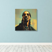 Snoop Dog Leinwanddruck (Insitu (Holzboden))