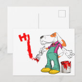 Snoop Dog Postkarte (Vorne/Hinten)
