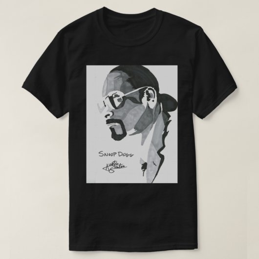 Snoop Dogg - Klassischer T - Shirt im Stil (Design vorne)