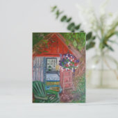 Snoophiehaus Postkarte (Stehend Vorderseite)