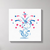 Snoopy 4. Juli Tanz Leinwanddruck (Vorderseite)