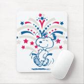 Snoopy 4. Juli Tanz Mousepad (Mit Mouse)