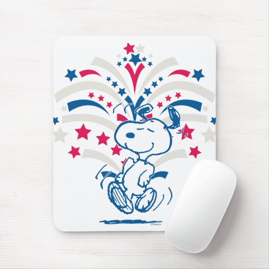 Snoopy 4. Juli Tanz Mousepad (Mit Mouse)