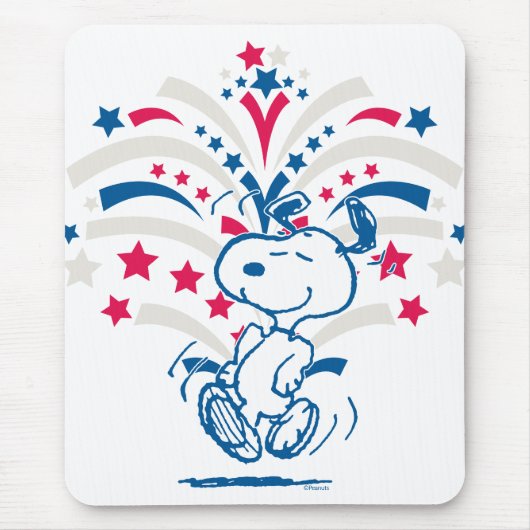 Snoopy 4. Juli Tanz Mousepad (Vorne)