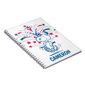 Snoopy 4. Juli Tanz Notizblock (Rechte Seite)