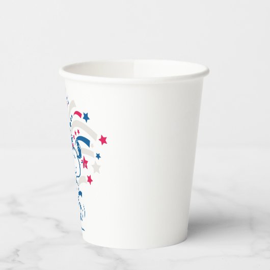 Snoopy 4. Juli Tanz Pappbecher (Links)