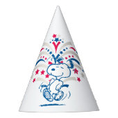 Snoopy 4. Juli Tanz Partyhütchen (Vorderseite)
