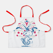 Snoopy 4. Juli Tanz Schürze (Vorderseite)