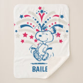 Snoopy 4. Juli Tanz Sherpadecke (Vorderseite)