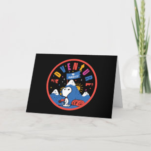 Snoopy Abenteuer Wartet Abschluss Berg Design Karte