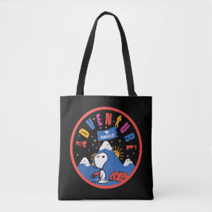 Snoopy Abenteuer Wartet Bergdesign Zur Abschlussfe Tasche