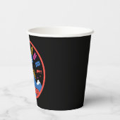 Snoopy Adventure Awaits Graduation Mountain Design Pappbecher (Rückseite)