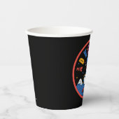 Snoopy Adventure Awaits Graduation Mountain Design Pappbecher (Vorderseite)