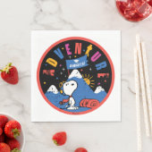 Snoopy Adventure Awaits Graduation Mountain Design Serviette (Beispiel)