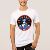 Snoopy Adventure Awaits Graduation Mountain Design Tri-Blend Shirt (Vorderseite)