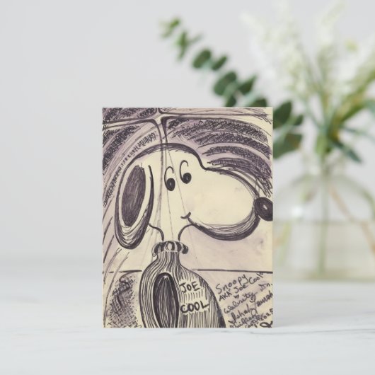 #SNOOPY AKA #JOECOOL FEIERTAGSKARTE (Stehend Vorderseite)