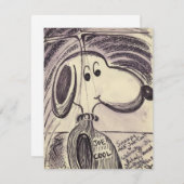 #SNOOPY AKA #JOECOOL FEIERTAGSKARTE (Vorne/Hinten)