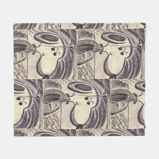 #SNOOPY AKA #JOECOOL FLEECEDECKE (Vorderseite (Horizontal))