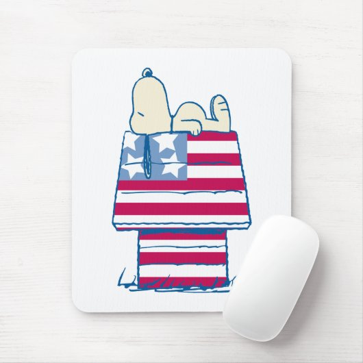 Snoopy am 4. Juli Dog House Mousepad (Mit Mouse)