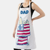 Snoopy am 4. Juli Dog House | Name hinzufügen Schürze (InSitu)