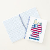 Snoopy am 4. Juli Dog House Notizblock (Innenseite)