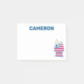 Snoopy am 4. Juli Dog House Post-it Klebezettel (Vorderseite)