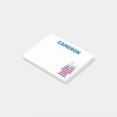 Snoopy am 4. Juli Dog House Post-it Klebezettel (angewinkelt)