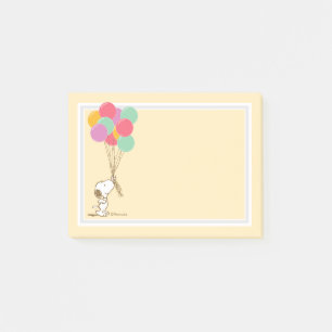 Snoopy and Balloons Post-it Notes Klebezettel