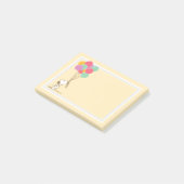 Snoopy and Balloons Post-it Notes Klebezettel (angewinkelt)