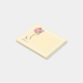 Snoopy and Balloons Post-it Notes Post-it Klebezettel (angewinkelt)