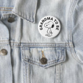 Snoopy Baby Dusche Oma zu sein Button (Beispiel)