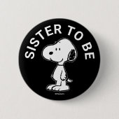Snoopy Baby Duschkabine Button (Vorderseite)