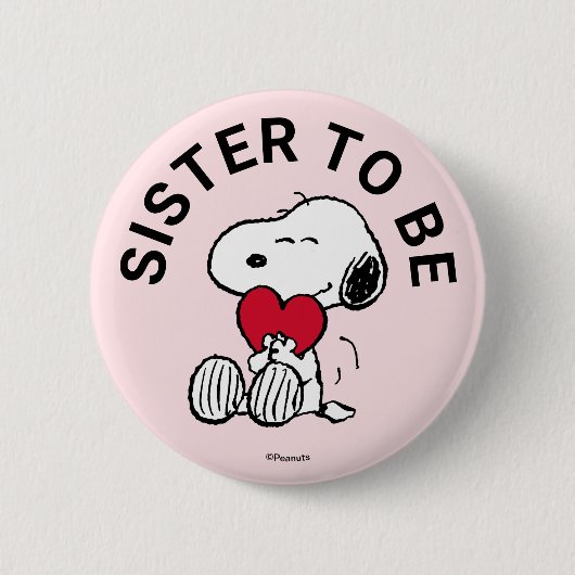 Snoopy Baby Duschkabine Button (Vorderseite)