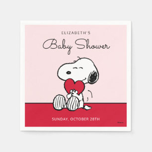 Snoopy   Baby-Party für die kleine Süße Serviette