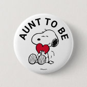 Snoopy Baby Showtante Button (Vorderseite)