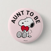 Snoopy Baby Showtante Button (Vorderseite)