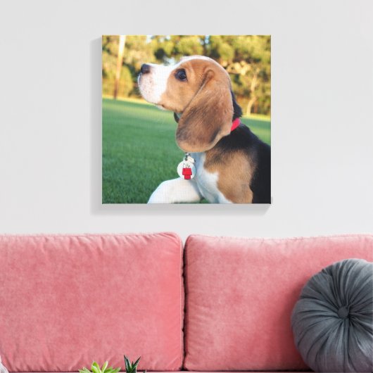 Snoopy Beagle Leinwand (Insitu (Wohnzimmer))