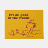 Snoopy | Beagle Scout - Alles Gute im Wald Fußmatte (Vorderseite)