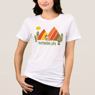 Snoopy Beagle Scout - Die große Natur Tri-Blend Shirt