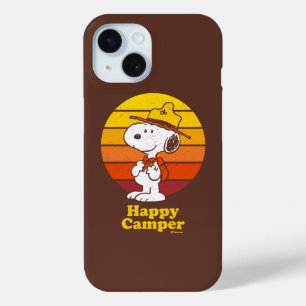 Snoopy Beagle Scout - Glücklicher Camper Case-Mate iPhone Hülle