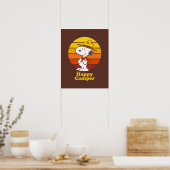 Snoopy | Beagle Scout - Glücklicher Camper Poster (Küche)
