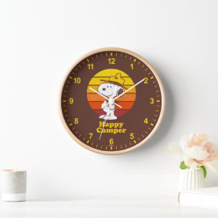 Snoopy   Beagle Scout - Glücklicher Camper Uhr