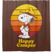 Snoopy | Beagle Scout - Happy Camper Duschvorhang (Vorderseite)